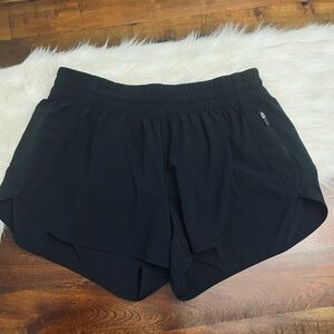 Lululemon Tracker Short V Size 14 Black 4” Liner Removed